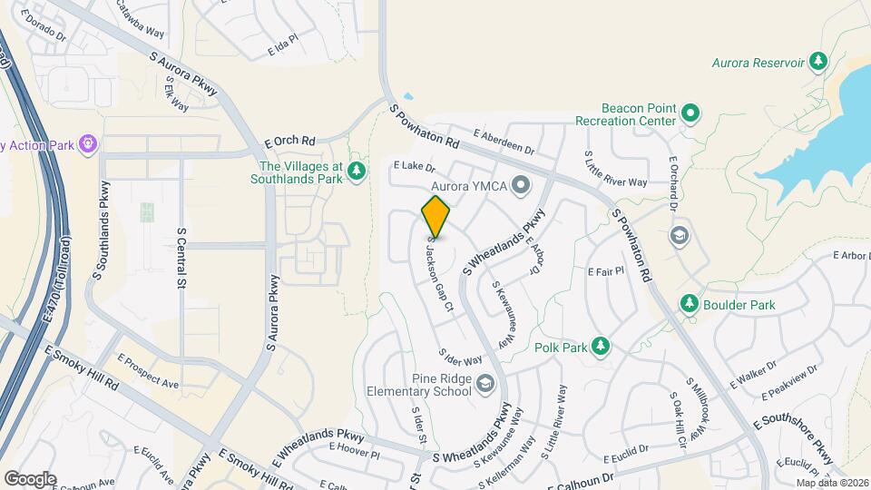 6182 S Jackson Gap Ct Mapa y Detalles de la Ubicación