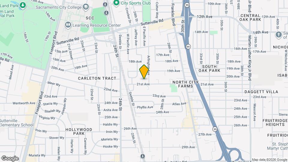 2649 21st Ave Map and Location Details