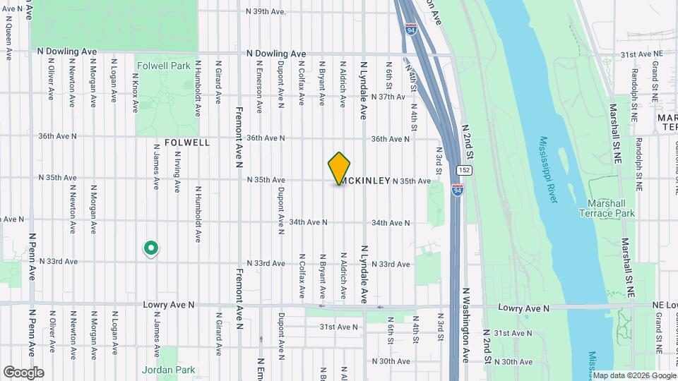 3443 N Aldrich Ave Map and Location Details