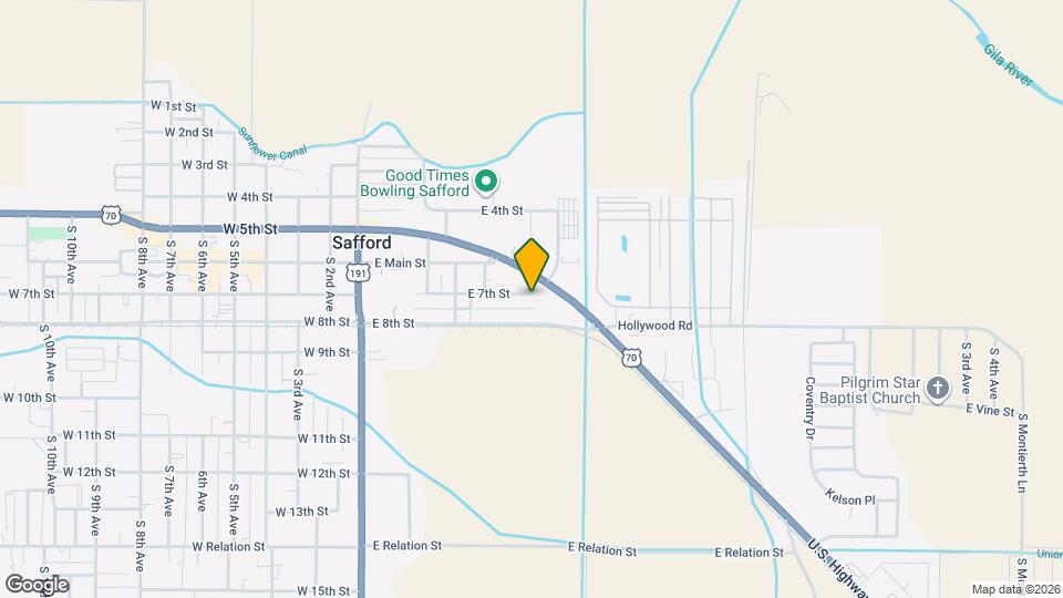 419 E 7th St Map and Location Details