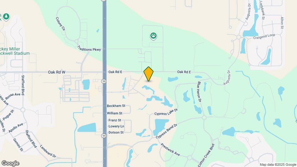 20050 Oak Rd E Map and Location Details