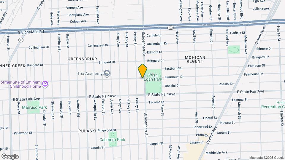 19995 Schoenherr St Map and Location Details