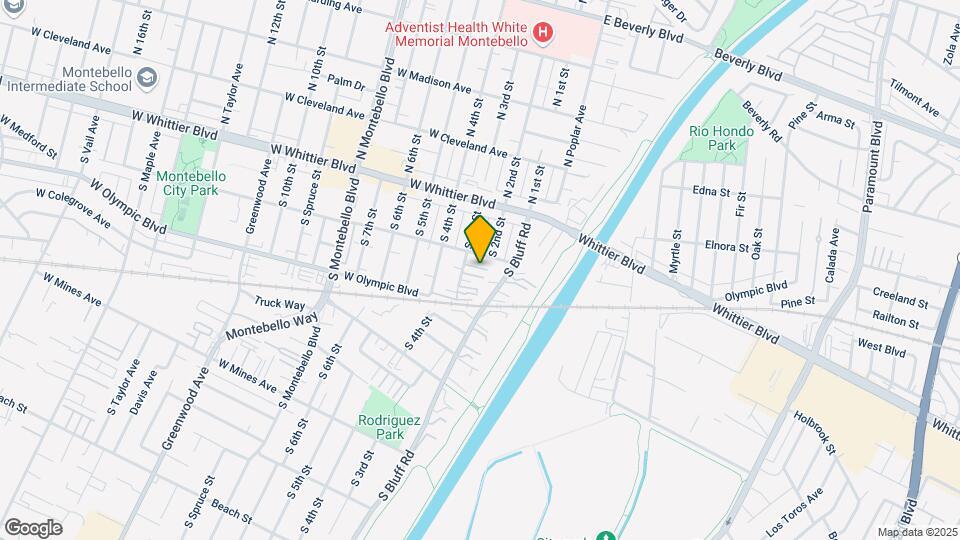 210 S 3rd St Mapa y Detalles de la Ubicación
