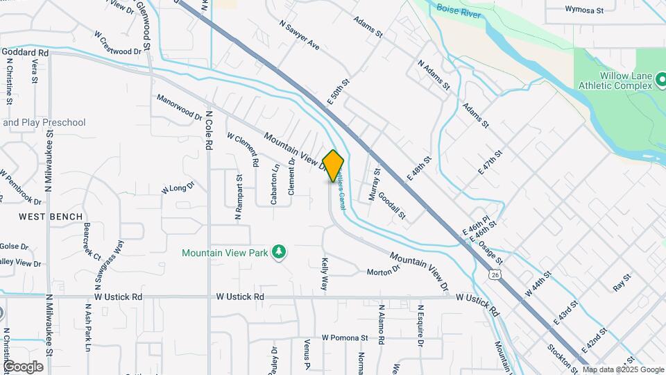 3736 N Mountain View Dr Map and Location Details