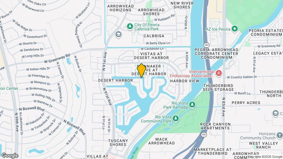 14971 N 88th Ln Map and Location Details