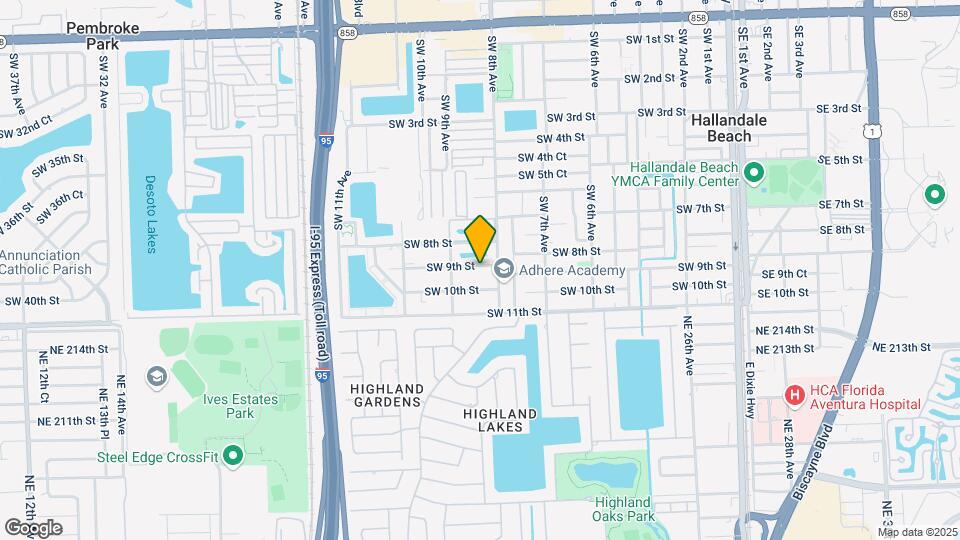 821 SW 9th St Map and Location Details
