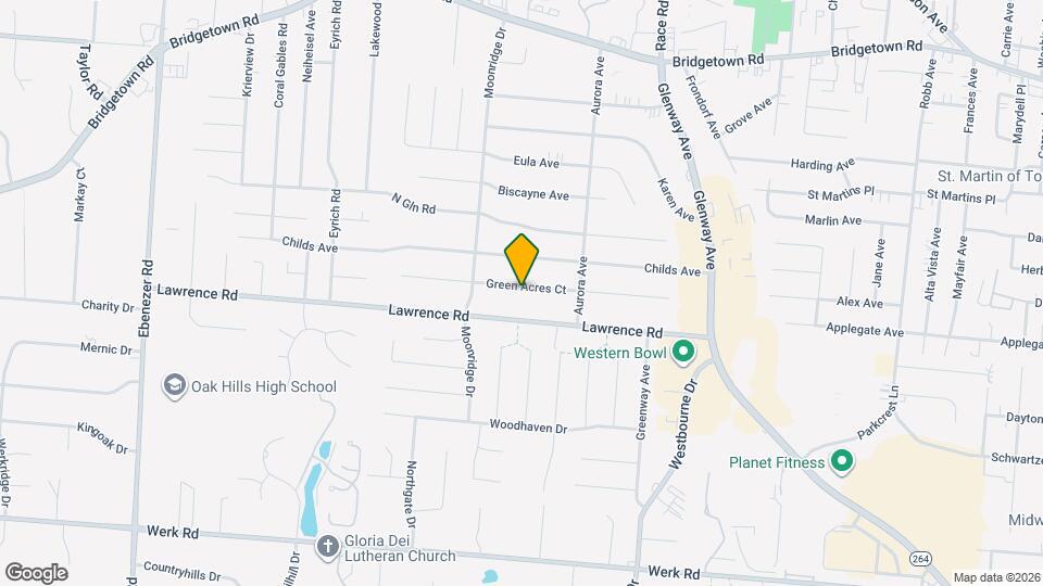 5633 Green Acres Ct Mapa y Detalles de la Ubicación