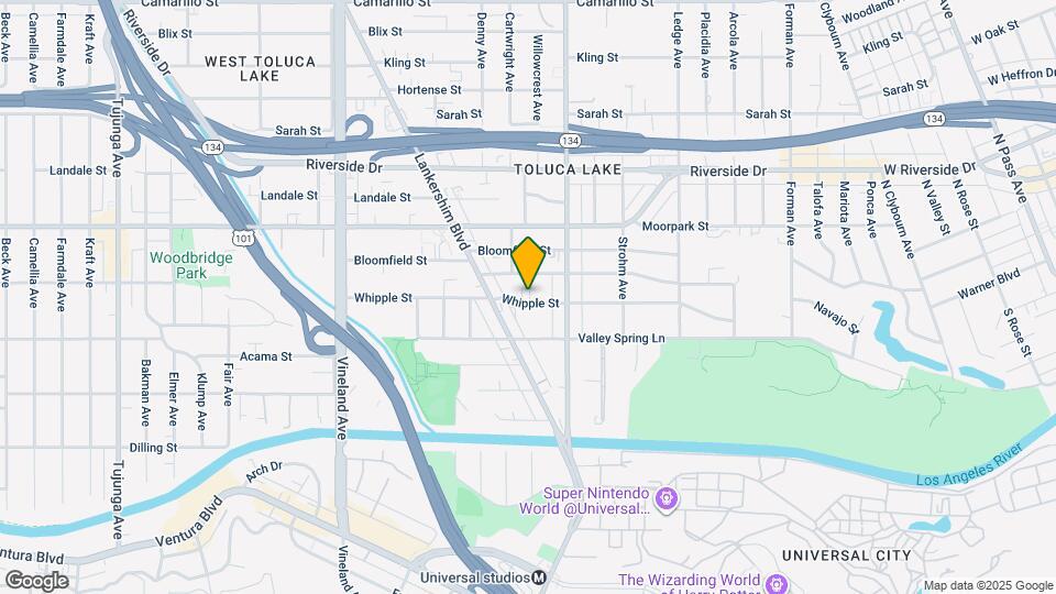 10641 Whipple St, Unit 10641.5 Map and Location Details