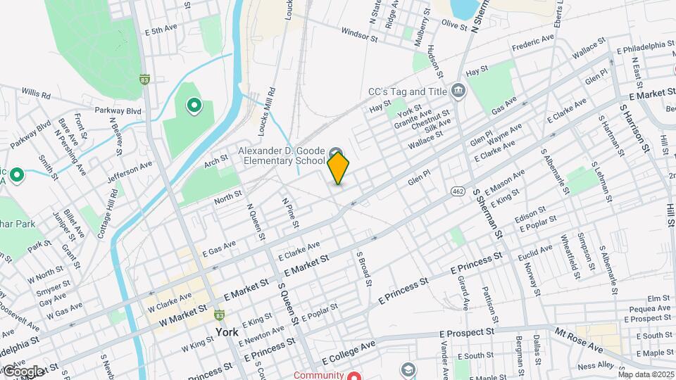 201 N Broad St Mapa y Detalles de la Ubicación