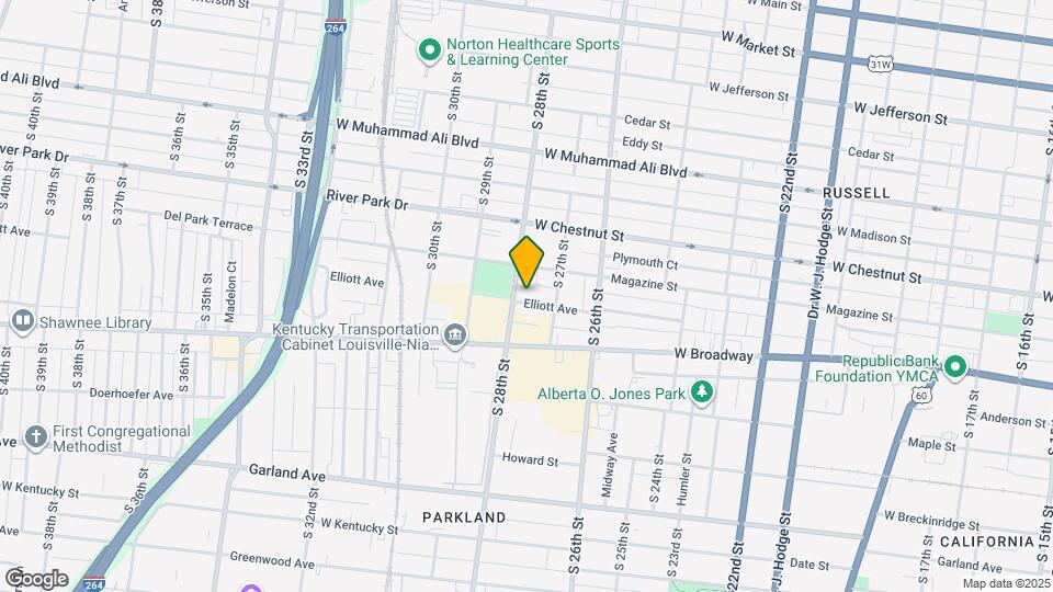 2723 Elliott Ave Map and Location Details