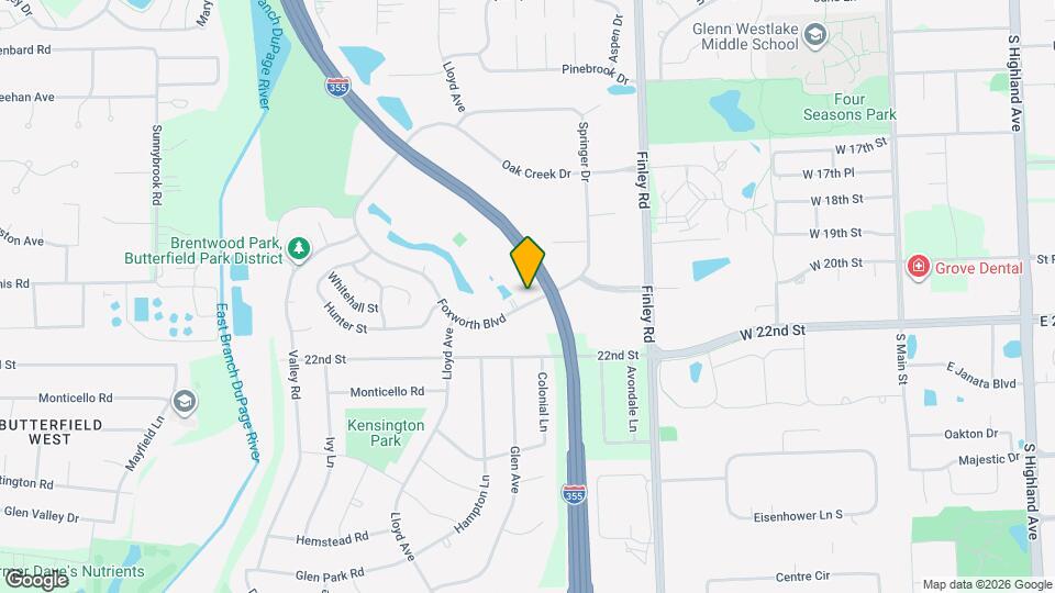 Clover Creek Apartment Leasing Map and Location Details