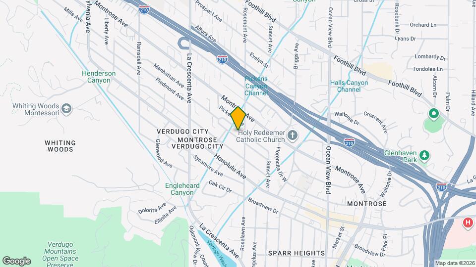 2617 Piedmont Ave, Unit A Mapa y Detalles de la Ubicación