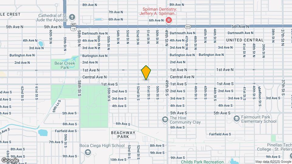 5111 1st Ave S Map and Location Details