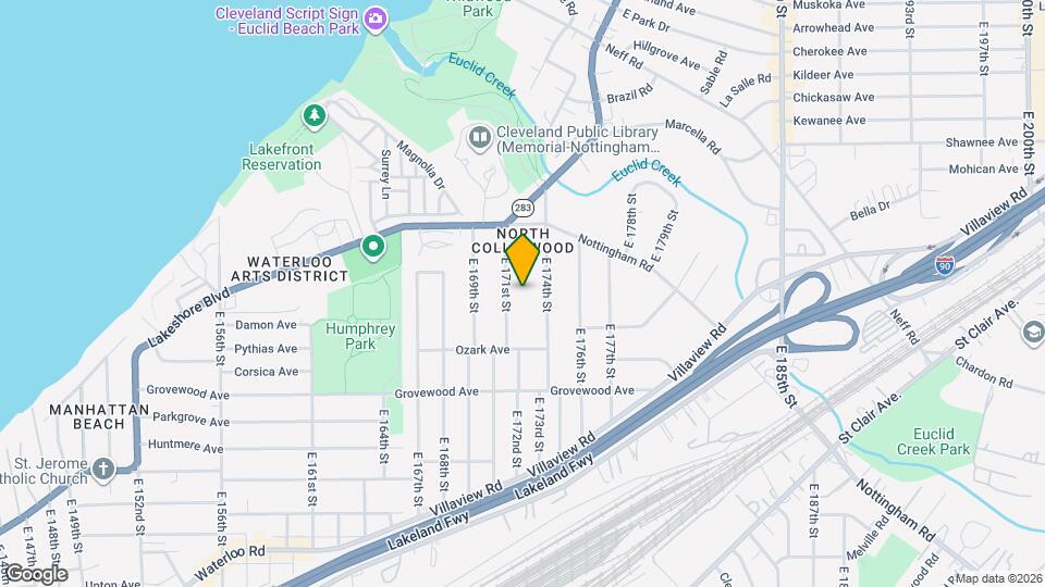 1063 E 171st St Map and Location Details