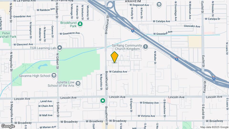 2157 W Brownwood Ave Map and Location Details