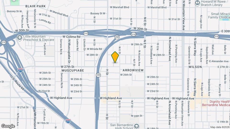 2717 N Crescent Ave Map and Location Details
