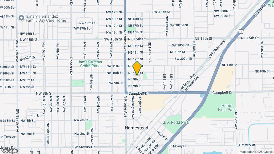 960 NE 1st Ave Mapa y Detalles de la Ubicación