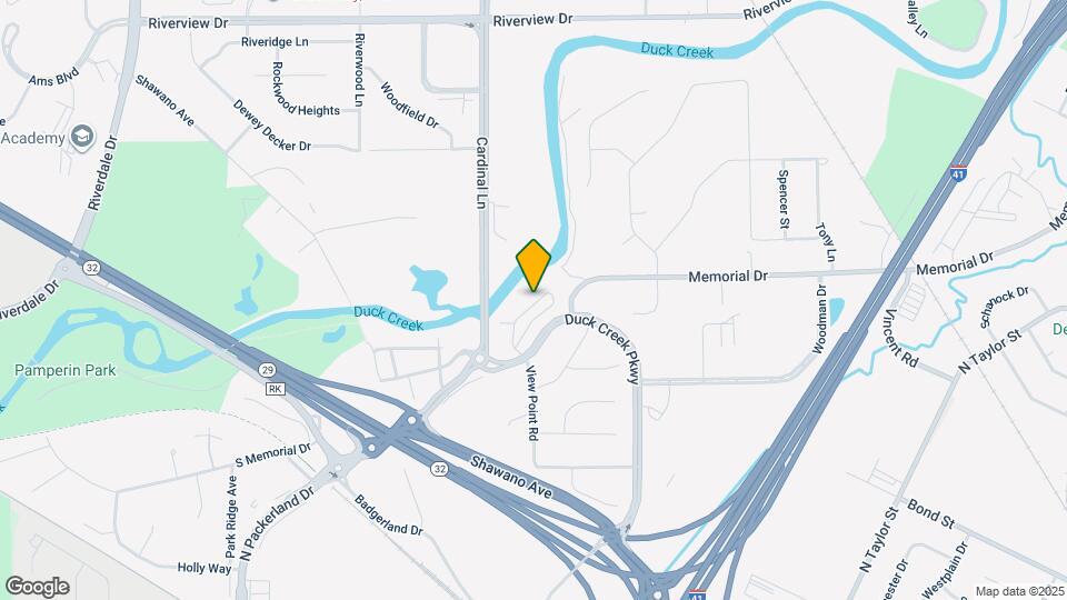 Duck Creek Landing Apartments Map and Location Details