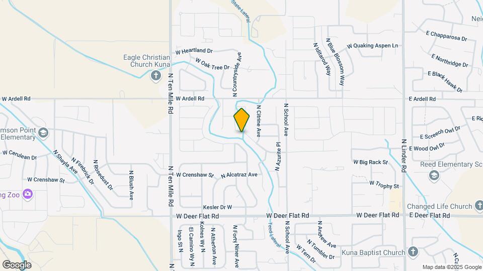1199 W Tanzanite Dr Mapa y Detalles de la Ubicación