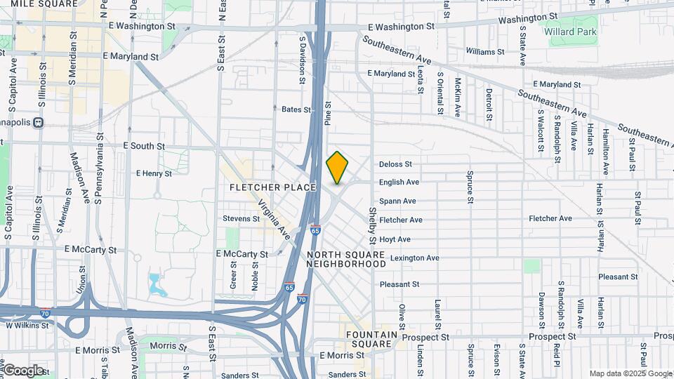 874 Fletcher Ave Map and Location Details