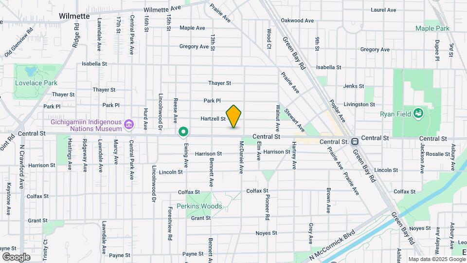 2517 Central St Map and Location Details
