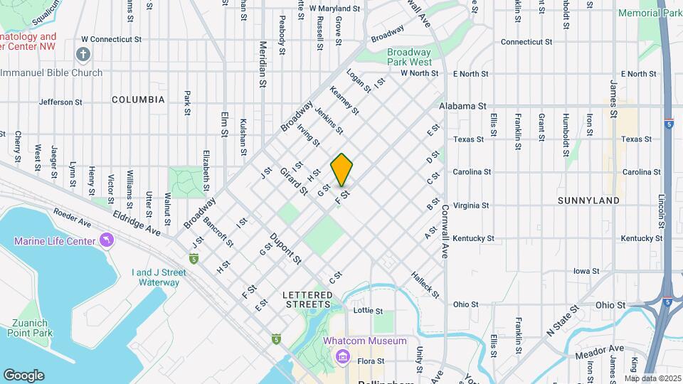 2105 F St Mapa y Detalles de la Ubicación