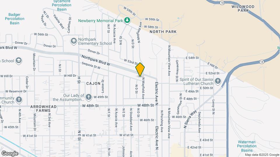 386 Sequoia St W Map and Location Details