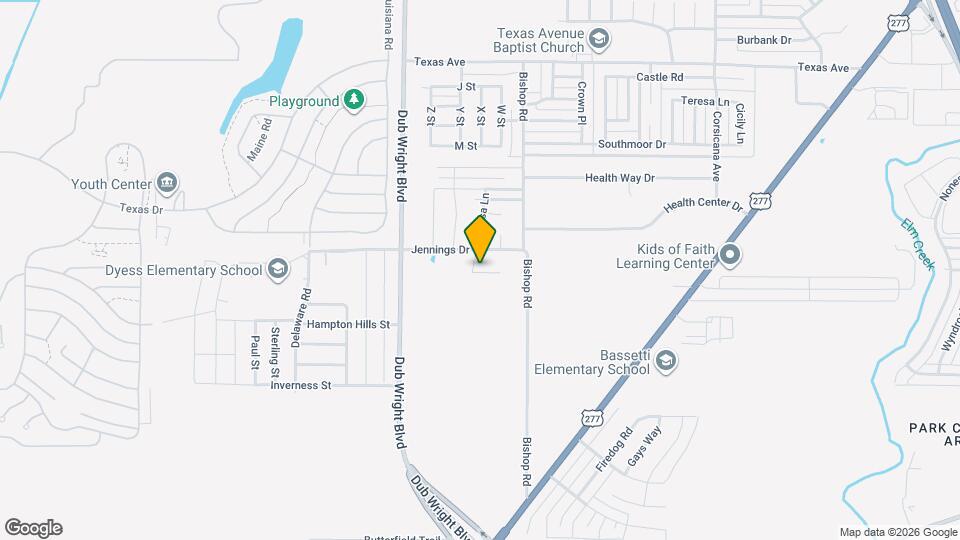 6037 Jennings Dr Map and Location Details
