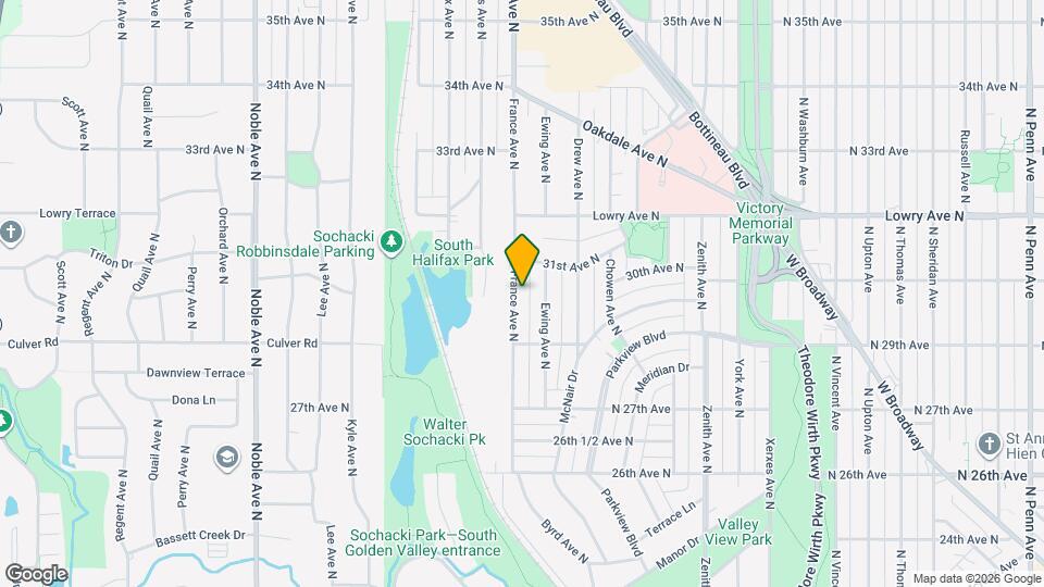 2948 France Ave N Map and Location Details