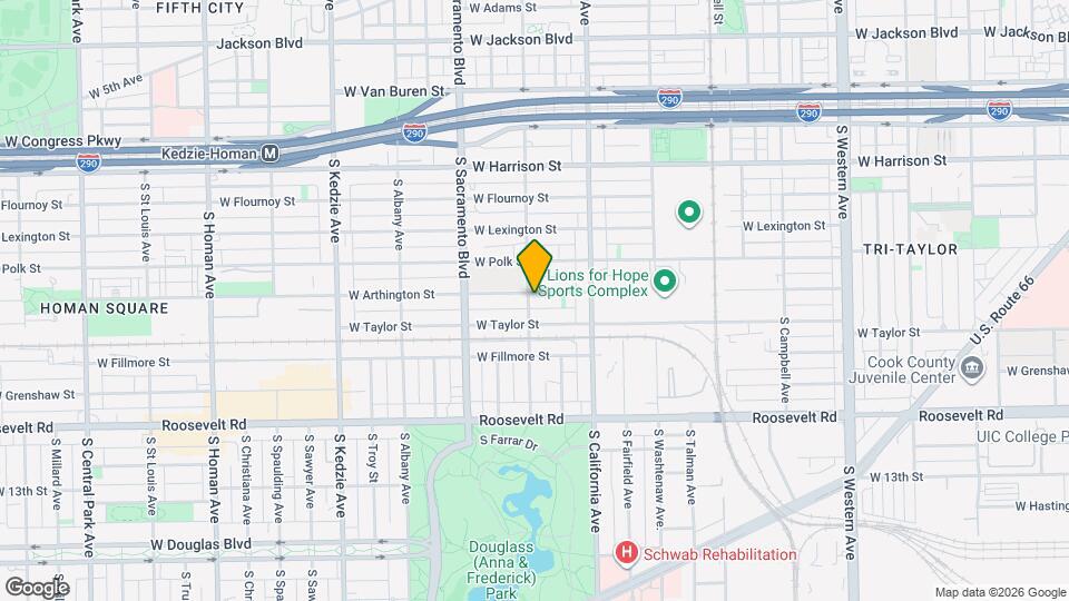 2855 W Arthington St Mapa y Detalles de la Ubicación