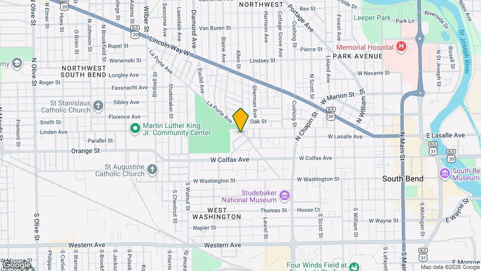 307 La Porte Ave Map and Location Details