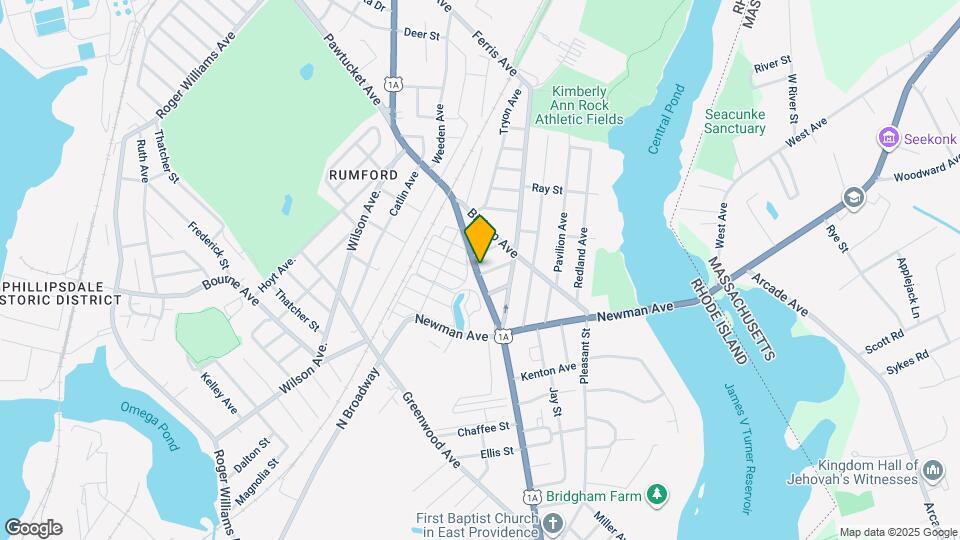 1122 Pawtucket Ave Mapa y Detalles de la Ubicación