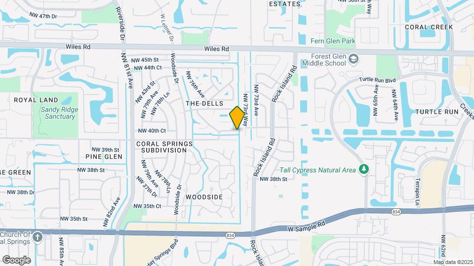 4103 NW 75th Ave Map and Location Details