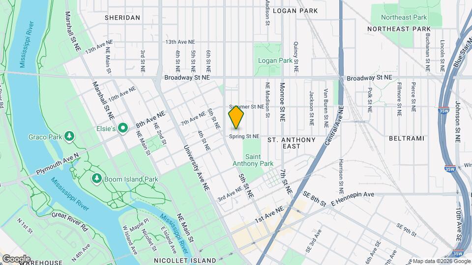 604 Adams St NE Mapa y Detalles de la Ubicación