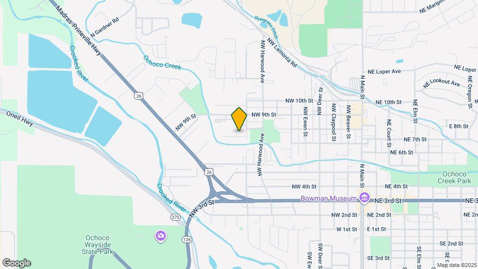 933 NW Cains Rd Map and Location Details