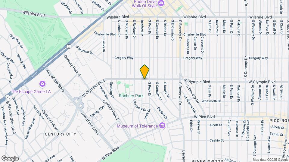 9620 W Olympic Blvd Map and Location Details