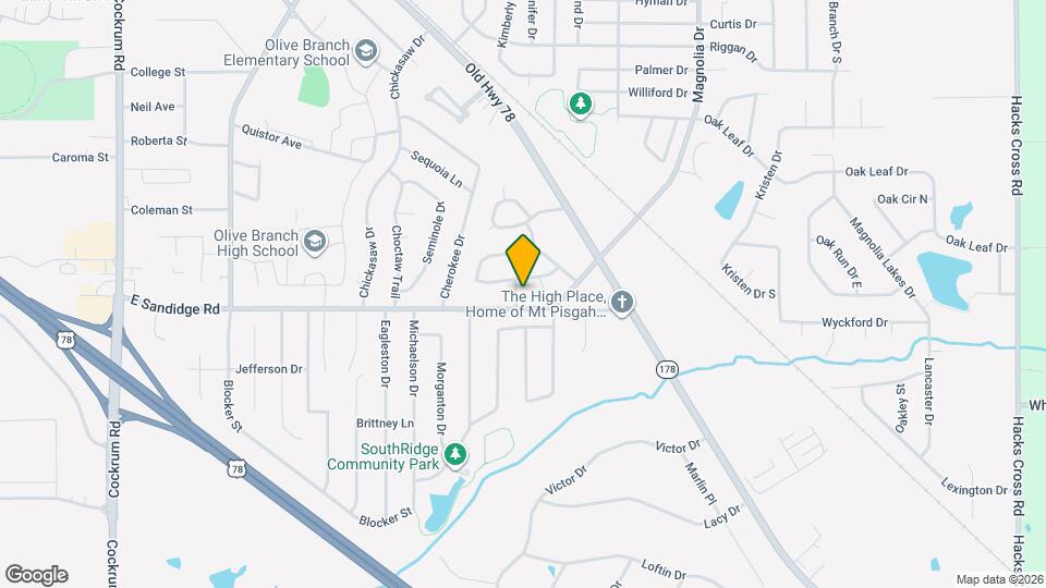 6020 Oak Ridge Dr Map and Location Details