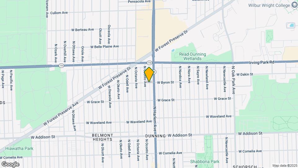 3859 N Oconto Ave, Unit G Mapa y Detalles de la Ubicación