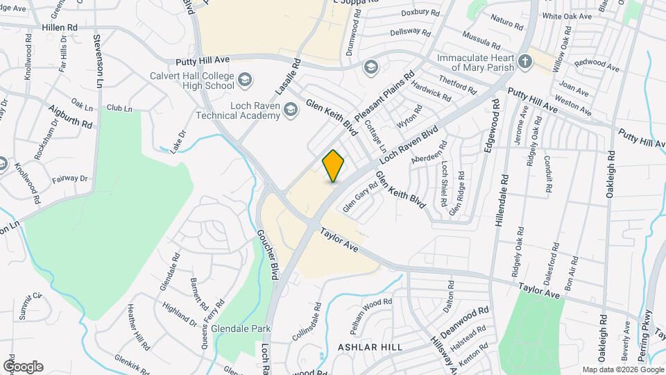 8110 Loch Raven Blvd Mapa y Detalles de la Ubicación