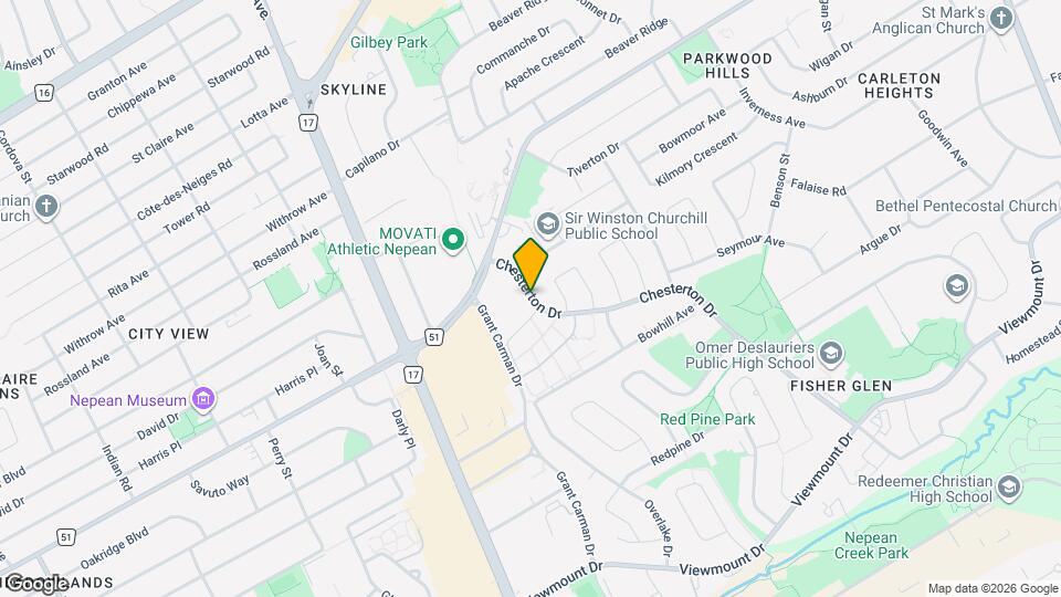 20 Chesterton Dr Map and Location Details