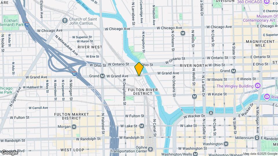 501 N Clinton St Map and Location Details