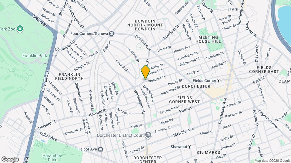 4 Westville St, Unit r Map and Location Details