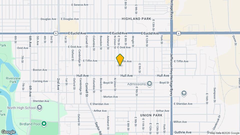 3103 E 7th St Map and Location Details