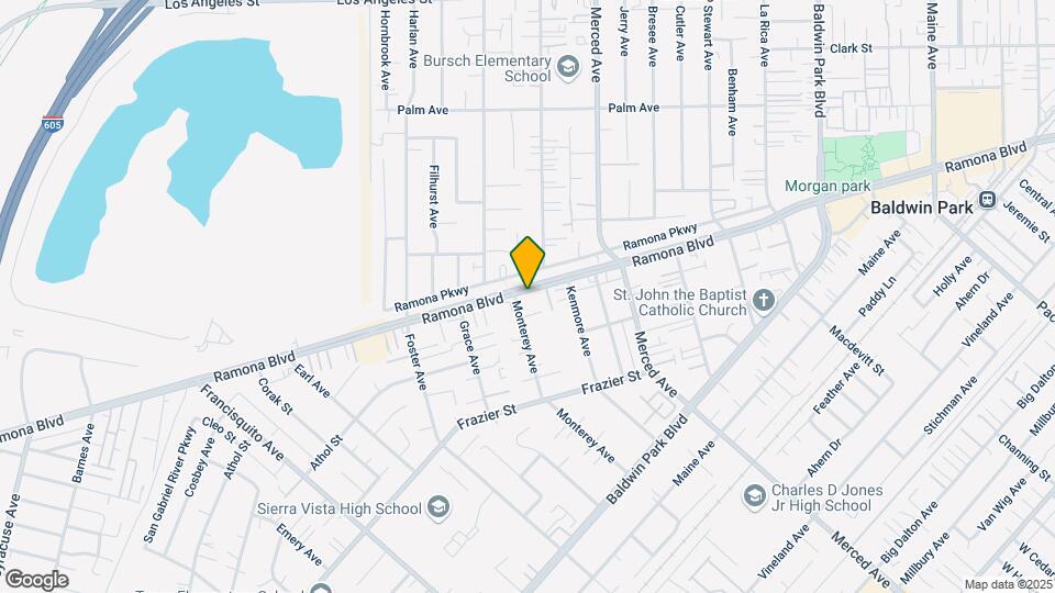 13604 Ramona Blvd Map and Location Details