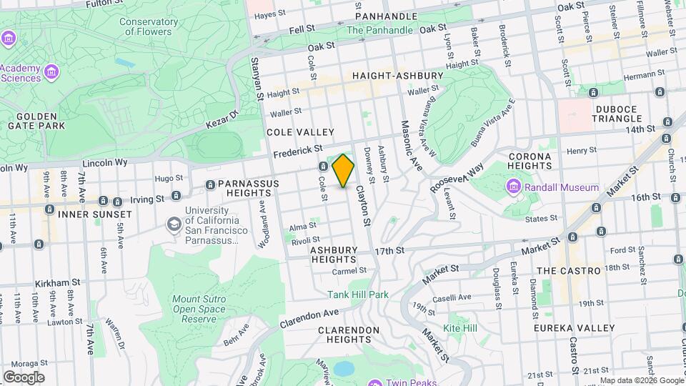 419 Belvedere St, Unit 419 Belvedere St Unit #A Mapa y Detalles de la Ubicación