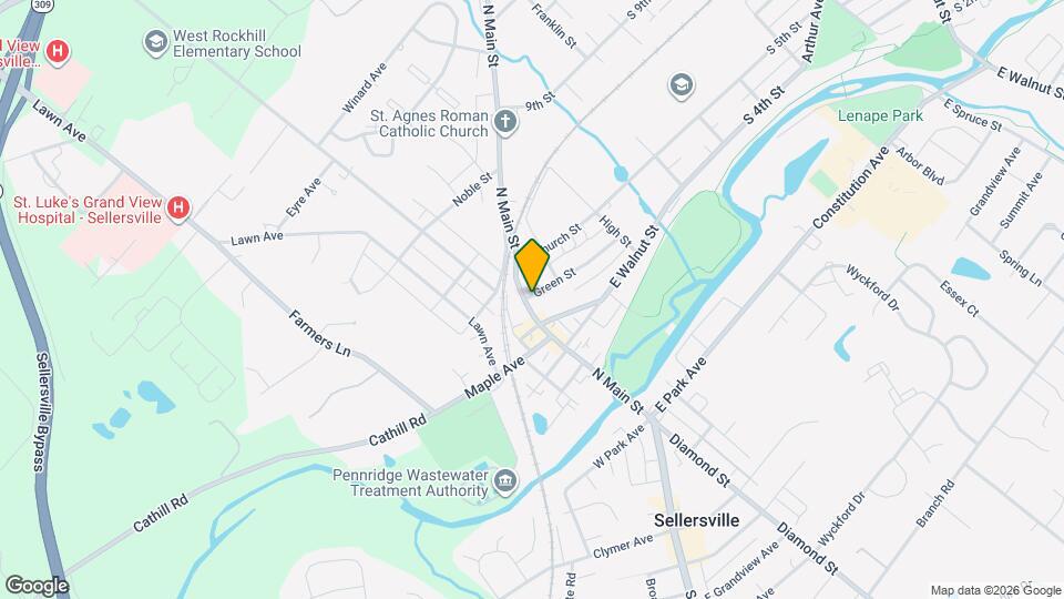 225 N Main St Map and Location Details