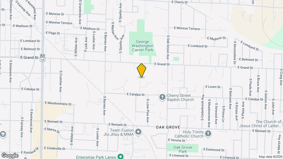 1104 S Willow Ln Ave Map and Location Details