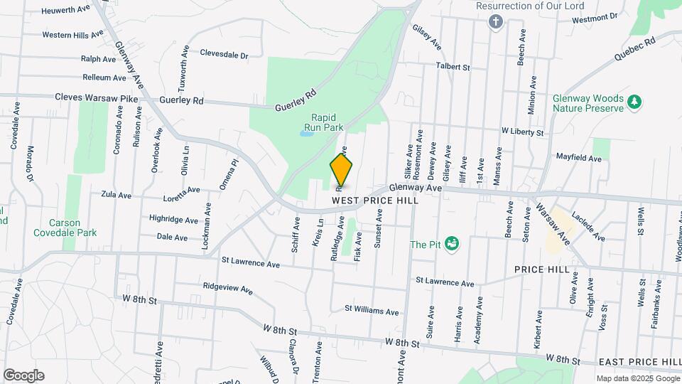 1222 Rutledge St Map and Location Details