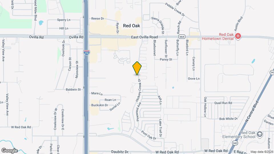 141 Hickory Creek Dr Map and Location Details
