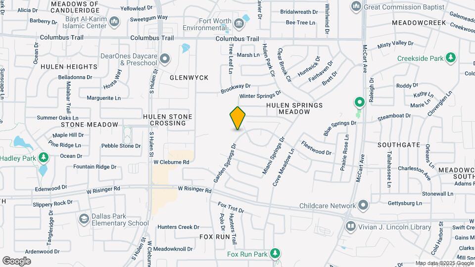 8508 Garden Springs Dr Map and Location Details